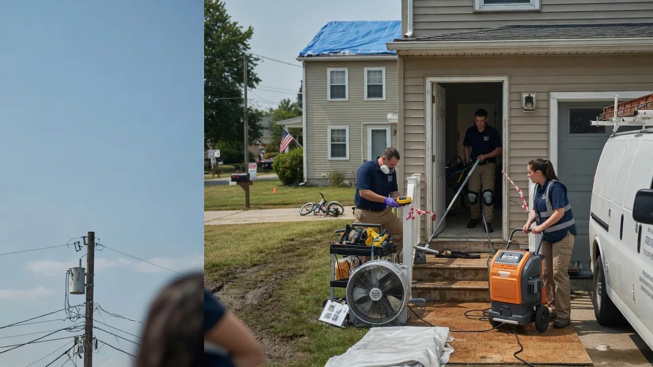Water Damage Repair in Michigan Center, MI near me
